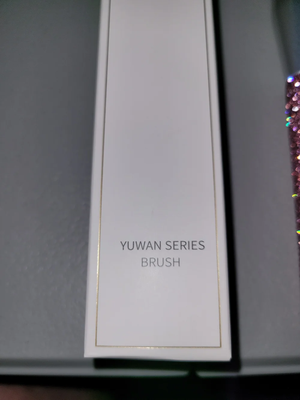 Texamo Yuwan Series Pink Glitter Powder Brush